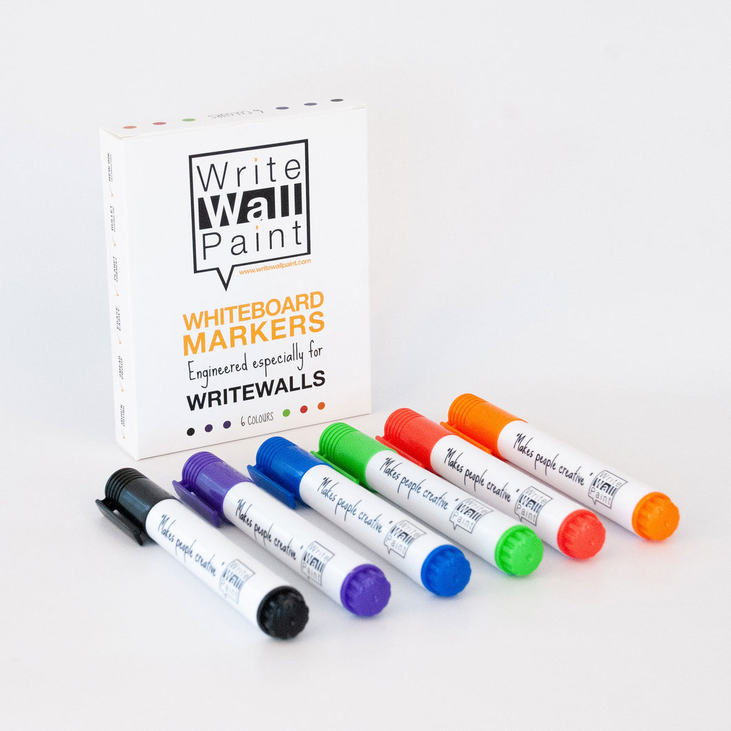 WriteWallPaint markers 6 colours